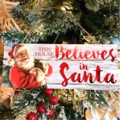 Christmas Central Red And White Santa Printed Rectangular Christmas Wall Sign With Rope Hanger 4" X 10" 7 Christmas Central Red And White Santa Printed Rectangular Christmas Wall Sign With Rope Hanger 4" X 10" -Christmas Central Sales Store dglow a1006 3 25283.1587645048