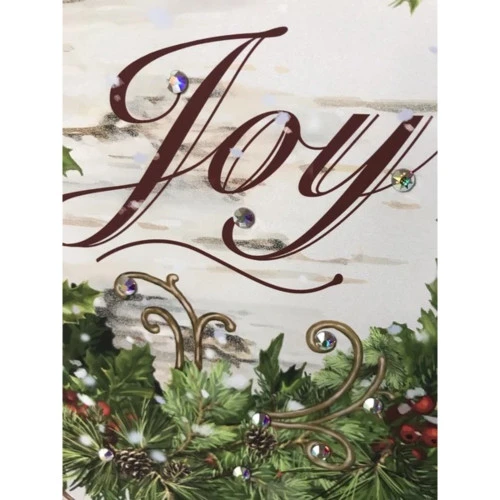 Christmas Central Green And Red Winter Wreath Pizazz Print Framed Wall Decor 10" X 10" 2 Christmas Central Green And Red Winter Wreath Pizazz Print Framed Wall Decor 10" X 10" - Image 2