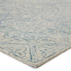 Christmas Central 5' X 8' Blue And Gray Carmen Hand Tufted Wool Area Throw Rug -Christmas Central Sales Store djri rug145482 2 34968.1664466677