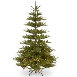 Christmas Central 7.5β Pre-Lit Glenwood Fir Artificial Christmas Tree, Clear Lights