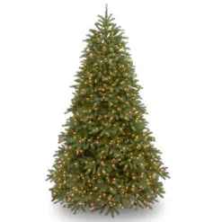 Christmas Central 6.5β Pre-Lit Medium Jersey Fraser Fir Artificial Christmas Tree, White Lights