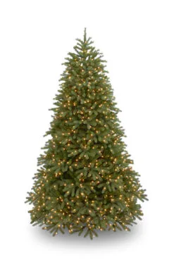 Christmas Central 7.5β Pre-Lit Jersey Fraser Fir Medium Artificial Christmas Tree, Clear Lights