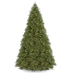 Christmas Central 12’ Pre-Lit Full Jersey Fraser Artificial Christmas Tree, Clear Lights