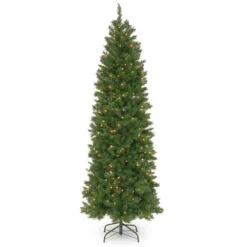 Christmas Central 6.5β Pre-Lit Pennington Fir Pencil Artificial Christmas Tree, Clear Lights
