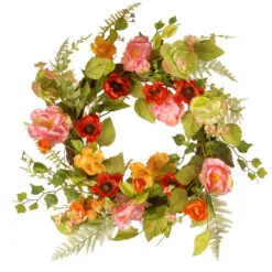 Christmas Central 22" Spring Flower Wreath