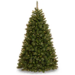 Christmas Central 6.5β Pre-Lit Rocky Ridge Pine Artificial Christmas Tree, Clear Lights