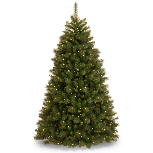 Christmas Central 6.5’ Pre-Lit Rocky Ridge Pine Artificial Christmas Tree, Clear Lights 1 Christmas Central 6.5’ Pre-Lit Rocky Ridge Pine Artificial Christmas Tree, Clear Lights