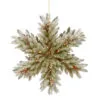 Christmas Central 32" Pre-Lit B/O Dunhill Fir Double Sided Artificial Christmas Snowflake – LED Lights