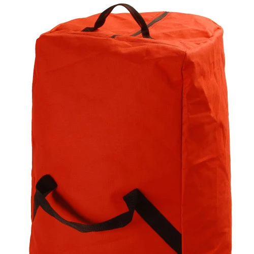 Christmas Central 54" Red And Black Tear Resistant Christmas Tree Storage Bag With Wheels 2 Christmas Central 54" Red And Black Tear Resistant Christmas Tree Storage Bag With Wheels - Image 2