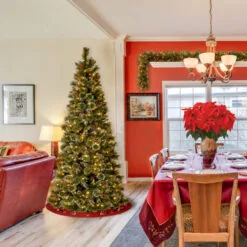 Christmas Central 7.5’ Pre-Lit Glittery Bristle Pine Artificial Christmas Tree, Clear Lights 7 Christmas Central 7.5’ Pre-Lit Glittery Bristle Pine Artificial Christmas Tree, Clear Lights -Christmas Central Sales Store dnat gb3 304 75 3 93276.1664379663