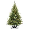 Christmas Central 6’ Pre-lit Medium Kincaid Spruce Artificial Christmas Tree, White Lights
