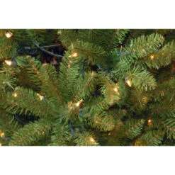 Christmas Central 6.5’ Pre-lit Pencil Kingswood Fir Artificial Christmas Tree, Clear Lights -Christmas Central Sales Store dnat kw7 300 65 3 33269.1670489440