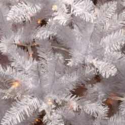 Christmas Central 9' Pre-Lit White Pencil Kingswood Fir Artificial Christmas Tree, Clear Lights 5 Christmas Central 9' Pre-Lit White Pencil Kingswood Fir Artificial Christmas Tree, Clear Lights -Christmas Central Sales Store dnat kww7 300 90 2 46037.1587645160