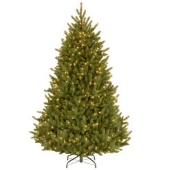 Christmas Central 7.5β Pre-Lit Full Natural Fraser Fir Artificial Christmas Tree, Clear Lights