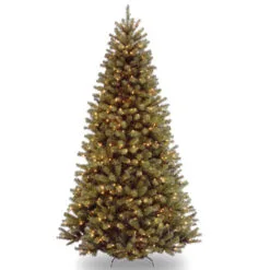 Christmas Central 6.5β Pre-lit North Valley Spruce Artificial Christmas Tree, Clear Lights