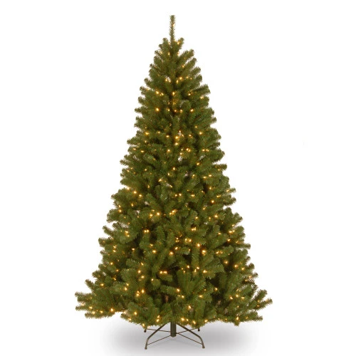 Christmas Central 7’ Pre-lit North Valley Spruce Artificial Christmas Tree, Clear Lights 1 Christmas Central 7’ Pre-lit North Valley Spruce Artificial Christmas Tree, Clear Lights