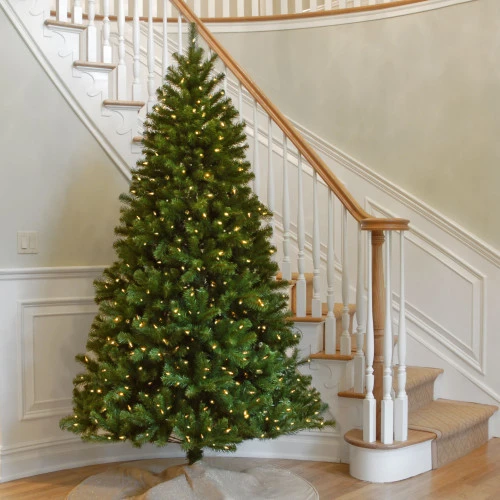 Christmas Central 7’ Pre-lit North Valley Spruce Artificial Christmas Tree, Clear Lights 4 Christmas Central 7’ Pre-lit North Valley Spruce Artificial Christmas Tree, Clear Lights - Image 4