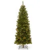 Christmas Central 6’ Pre-lit Pencil North Valley Spruce Artificial Christmas Tree, Clear Lights