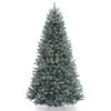 Christmas Central 6.5’ Pre-Lit Full North Valley Spruce Artificial Christmas Tree, Clear Lights