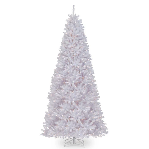 Christmas Central 12’ Pre-Lit Medium White North Valley Spruce Artificial Christmas Tree, Clear Lights 1 Christmas Central 12’ Pre-Lit Medium White North Valley Spruce Artificial Christmas Tree, Clear Lights