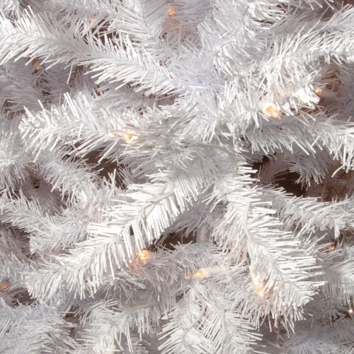 Christmas Central 12’ Pre-Lit Medium White North Valley Spruce Artificial Christmas Tree, Clear Lights 2 Christmas Central 12’ Pre-Lit Medium White North Valley Spruce Artificial Christmas Tree, Clear Lights - Image 2