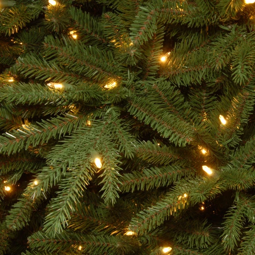 Christmas Central 7.5’ Pre-Lit Easton Spruce Medium Artificial Christmas Tree, Multicolor LED Lights 2 Christmas Central 7.5’ Pre-Lit Easton Spruce Medium Artificial Christmas Tree, Multicolor LED Lights - Image 2