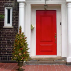 Christmas Central 4’ Pre-Lit Potted Berry Entrance Christmas Tree, Clear Lights 7 Christmas Central 4’ Pre-Lit Potted Berry Entrance Christmas Tree, Clear Lights -Christmas Central Sales Store dnat pebb3 306 40 4 31089.1631812348