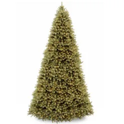 Christmas Central 12’ Pre-Lit Downswept Douglas Fir Artificial Christmas Tree, Clear Lights