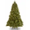 Christmas Central 7’ Pre-Lit Full Downswept Douglas Fir Artificial Christmas Tree, White Lights