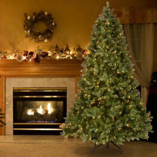 Christmas Central 7’ Pre-Lit Full Downswept Douglas Fir Artificial Christmas Tree, White Lights 3 Christmas Central 7’ Pre-Lit Full Downswept Douglas Fir Artificial Christmas Tree, White Lights - Image 3