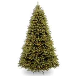 Christmas Central 6’ Pre-Lit Downswept Douglas Fir Artificial Christmas Tree, Clear Lights
