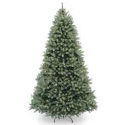 Christmas Central 6’ Pre-Lit Downswept Douglas Blue Fir Christmas Tree - Clear Lights