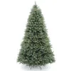 Christmas Central 6.5’ Pre-Lit Full Downswept Douglas Fir Artificial Christmas Tree, White Lights