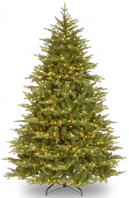 Christmas Central 9’ Pre-Lit Medium Nordic Spruce Artificial Christmas Tree, White Lights 1 Christmas Central 9’ Pre-Lit Medium Nordic Spruce Artificial Christmas Tree, White Lights