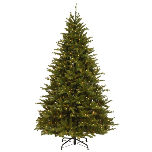 Christmas Central 7.5’ Pre-Lit Neshanic Valley Spruce Artificial Christmas Tree, Multicolor LED Lights 1 Christmas Central 7.5’ Pre-Lit Neshanic Valley Spruce Artificial Christmas Tree, Multicolor LED Lights
