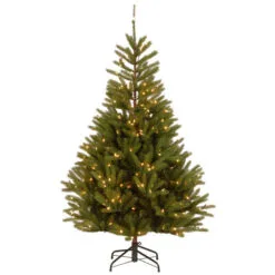Christmas Central 7.5β Pre-Lit Medium Topeka Spruce Artificial Christmas Tree, Clear LED Lights