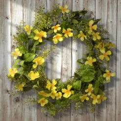 Christmas Central Yellow And Green Cosmos Flowers Artificial Wreath - 22-Inch, Unlit 5 Christmas Central Yellow And Green Cosmos Flowers Artificial Wreath - 22-Inch, Unlit -Christmas Central Sales Store dnat ras cdf5739w 1 3 86582.1587644856
