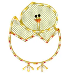 Christmas Central 17" Lighted Hatching Baby Chick In Egg Easter Window Silhouette Decoration