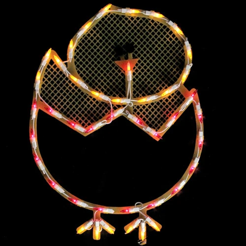 Christmas Central 17" Lighted Hatching Baby Chick In Egg Easter Window Silhouette Decoration 2 Christmas Central 17" Lighted Hatching Baby Chick In Egg Easter Window Silhouette Decoration - Image 2